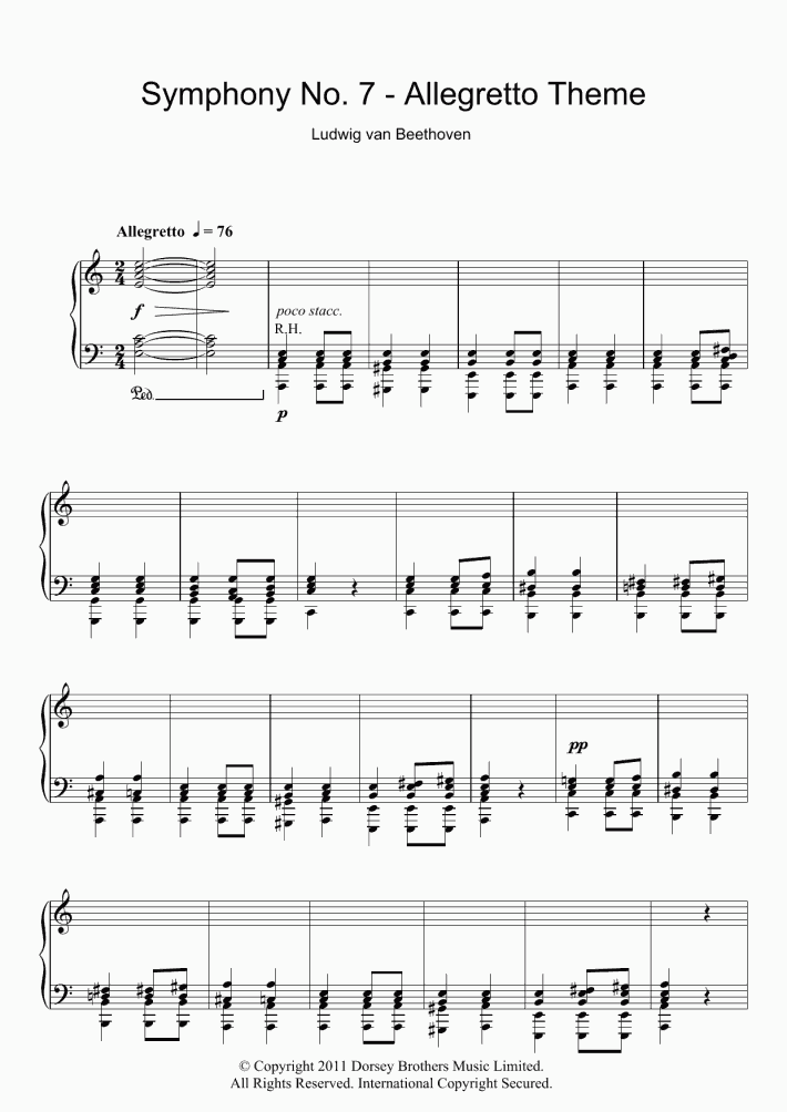 what does allegretto mean in piano what does allegretto mean in piano