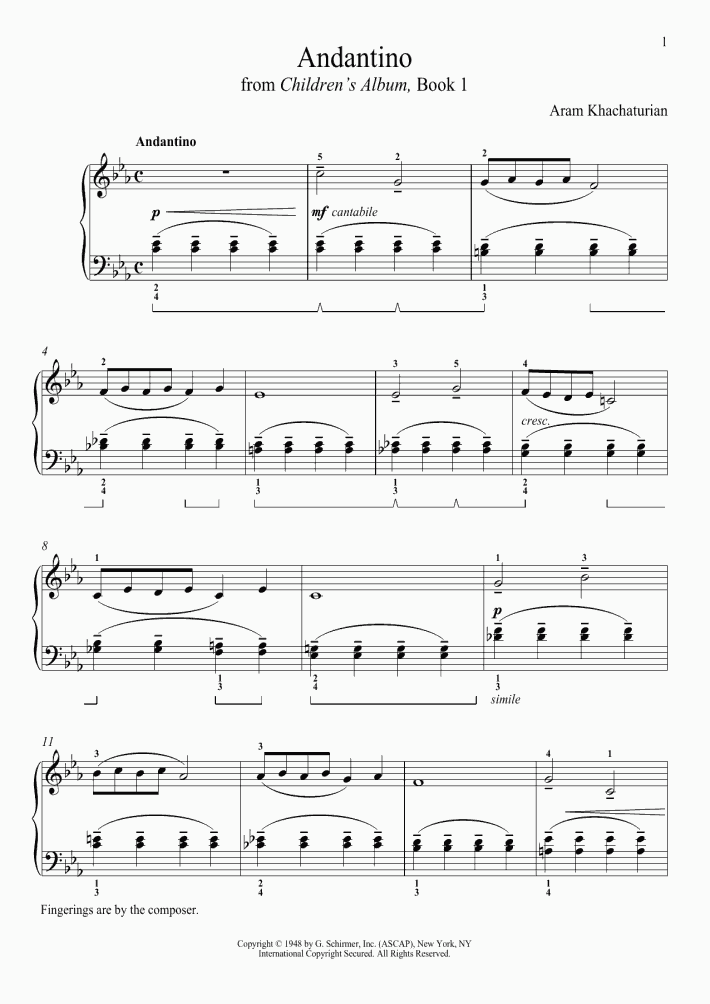 Ivan Sings Piano Sheet Music Onlinepianist Ivan sings by aram khachaturian, from 'adventures of ivan' this is a very simple song with a very peaceful, serene melody. ivan sings piano sheet music