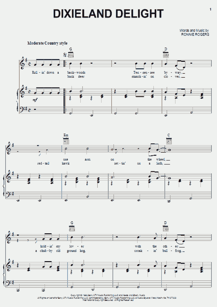 Dixieland Delight Piano Sheet Music OnlinePianist