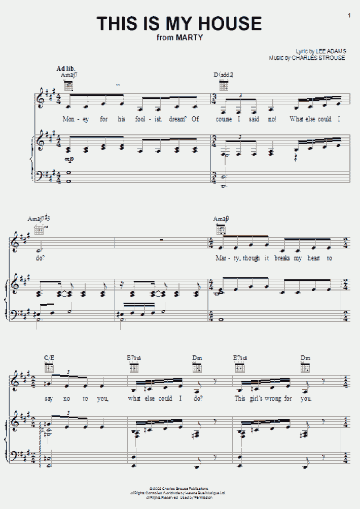 This Is My House Piano Sheet Music OnlinePianist