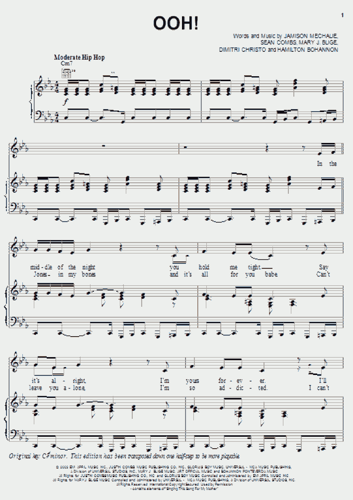 Ooh! Piano Sheet Music OnlinePianist