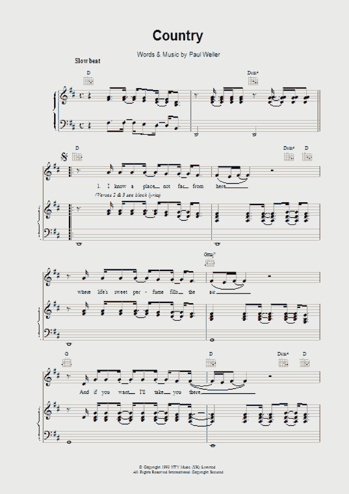 Country Piano Sheet Music OnlinePianist