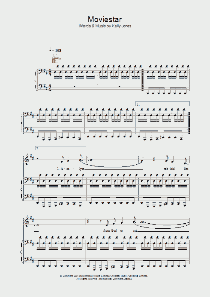 Handbags And Gladrags Piano Sheet Music