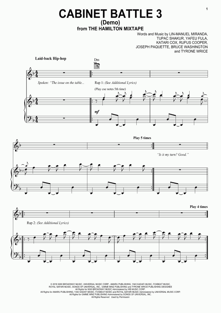 Cabinet Battle 3 Piano Sheet Music Onlinepianist