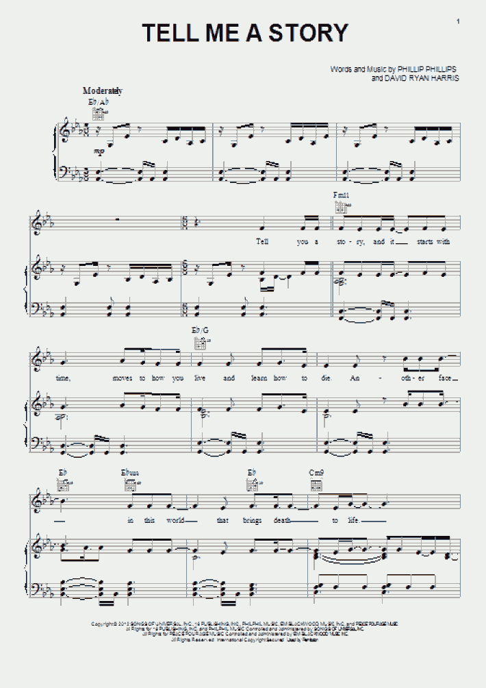 Tell Me A Story Piano Sheet Music OnlinePianist