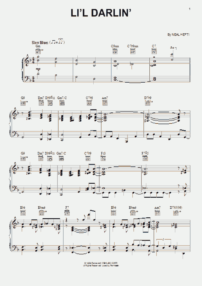 Li L Darlin Piano Sheet Music Onlinepianist