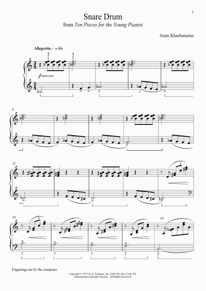 Night Pieces 1971 For Piano Night Pieces 1971 For Piano