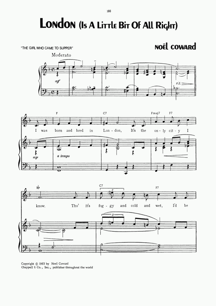 London Piano Sheet Music OnlinePianist