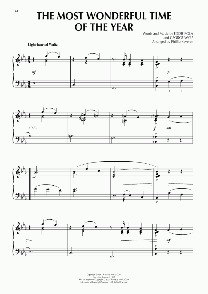 a wonderful time up there sheet music a wonderful time up there sheet music
