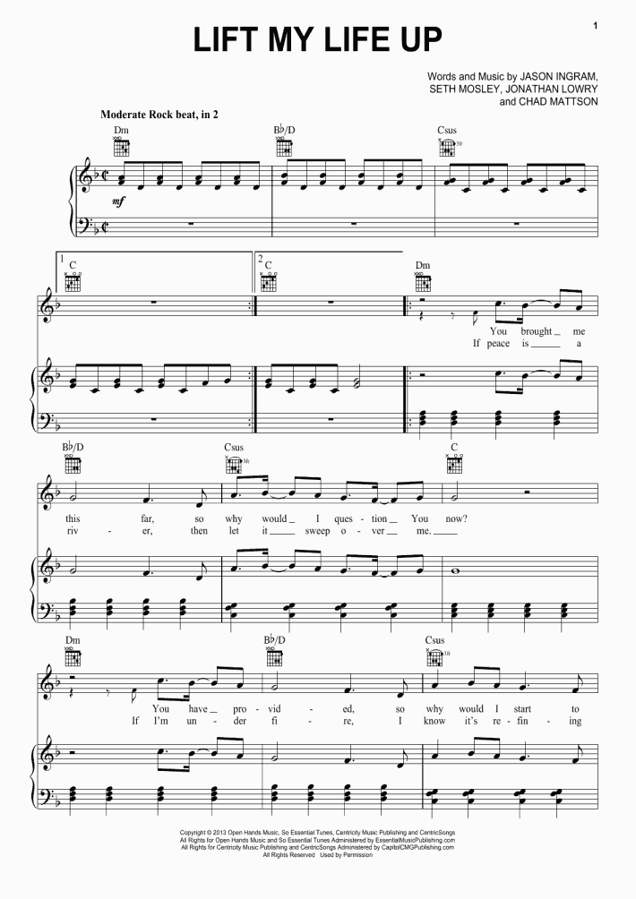 Lift My Life Up Piano Sheet Music Onlinepianist Pat barrett build my life lyric video ft cory asbury. lift my life up piano sheet music