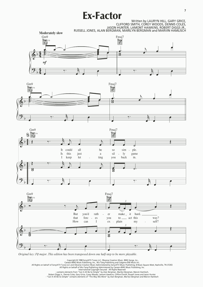 I Get Out Lauryn Hill Chords