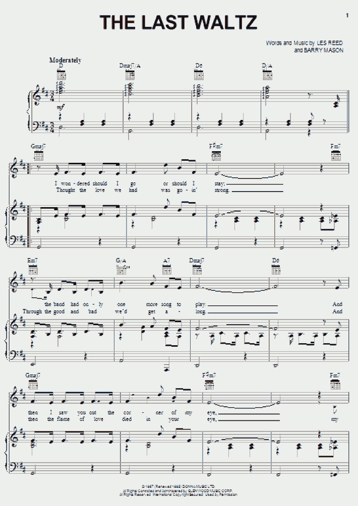 последний вальс. музыка последний вальс. музыка последний вальс. музыка последний вальс. последний вальс хампердинк ноты.